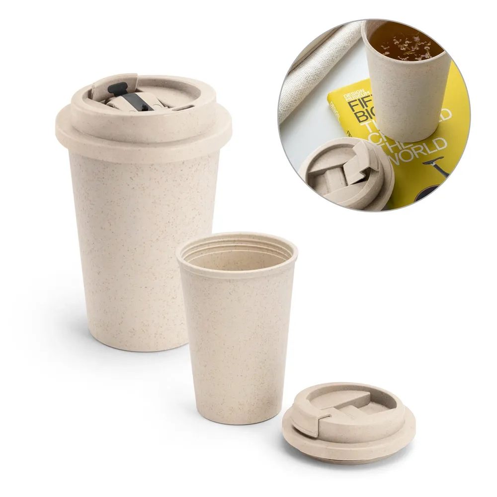 Copo Reutilizável em Fibra de Bambu 380 ml